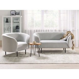 White couch clearance and loveseat set